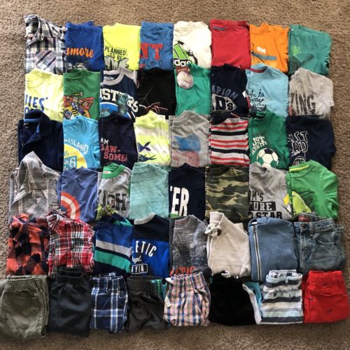 Boys Size 5T 5 Lot Of Clothes Shirts Tops Bottoms Name Brands