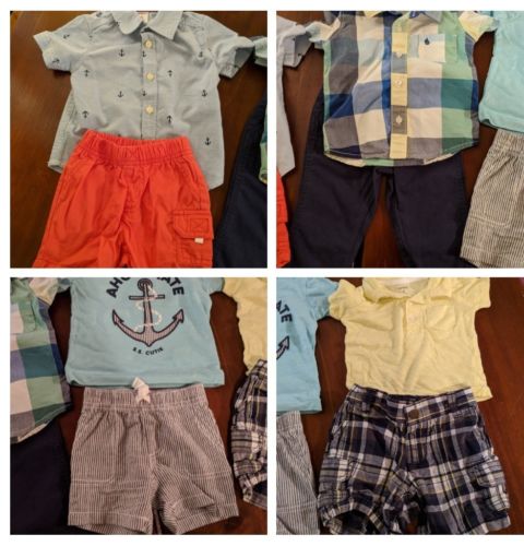 Carters 6 month boy 4-outfit Lot eeuc, LN