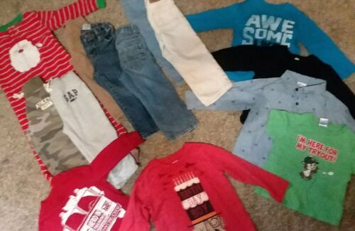 Boys Toddler 3t Winter/Spring Clothing Pants Jeans Pj Shirts GAP