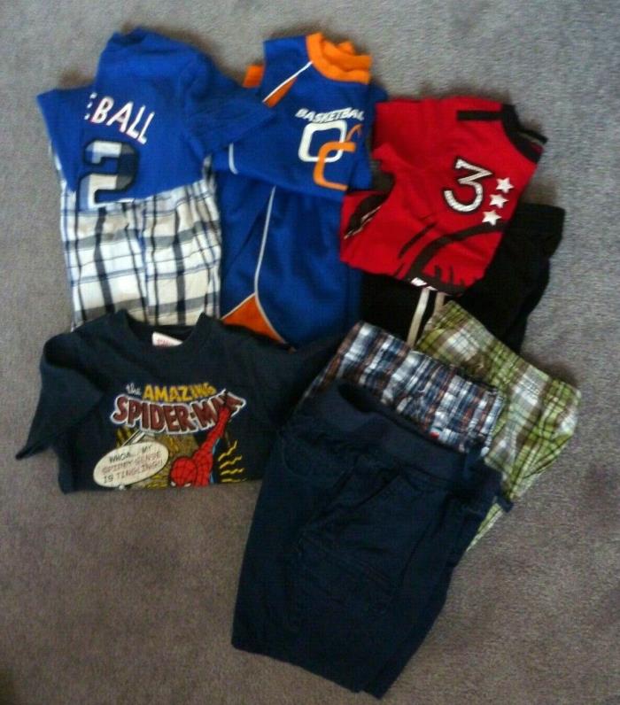 Toddler Boys Lot of 10 ~ Size 3T  Jumping Beans, Sonoma, Marvel Comics