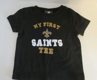 New Orleans saints boys girls 18 months NFL t shirt My first Saints tee