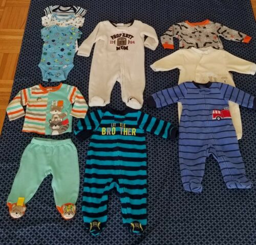 baby boy size 0-3 months clothes lot