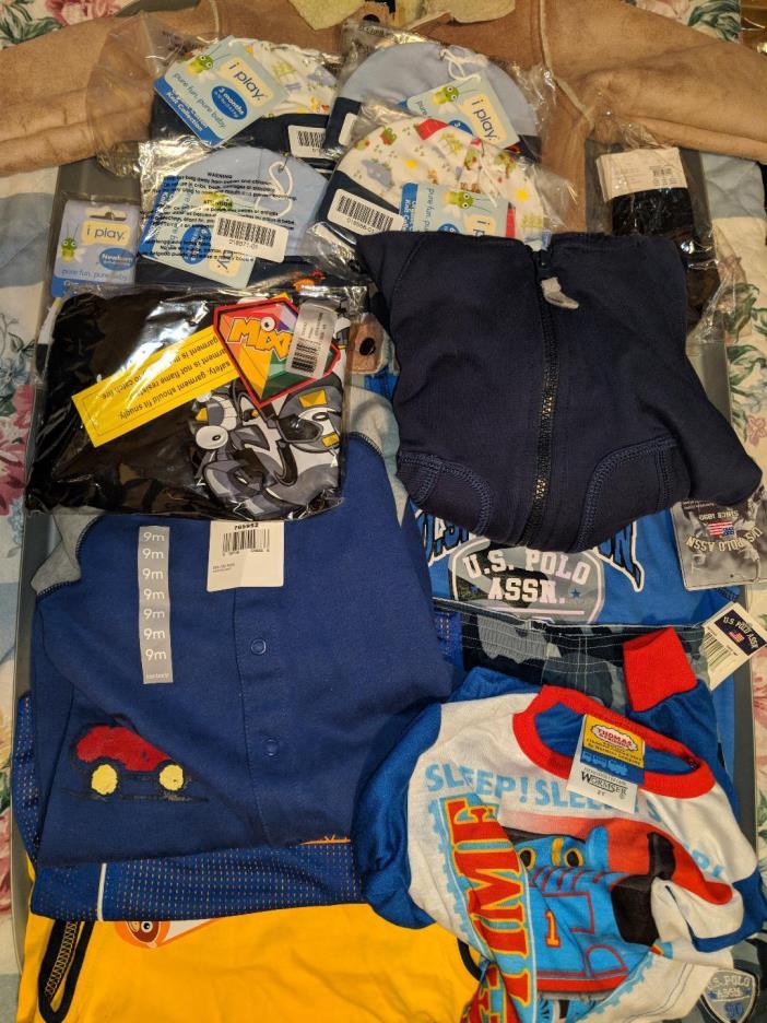 LOT OF NWT BOYS ASSORTED CLOTHING Sz 6M - 2T 6 Months 2T