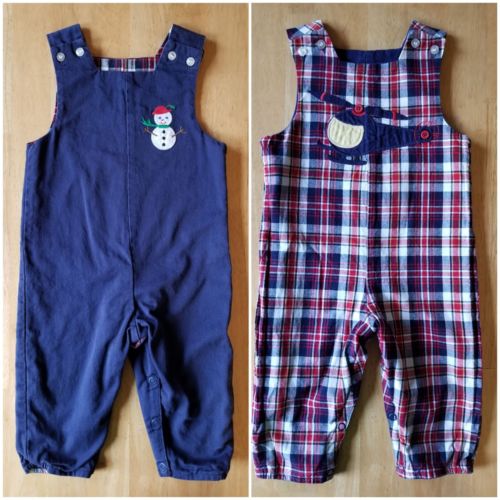 Baby Boys Clothes, Snowman/Helicopter Reversible Romper, Size 12 Months, Bailey