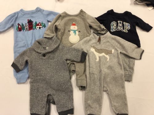 LOT OF INFANT/BABY BOY CLOTHES - GAP/OLD NAVY/CARTERS/GYMBOREE