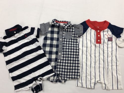 LOT OF INFANT/BABY BOY CLOTHES - CARTERS/RALPH LAUREN