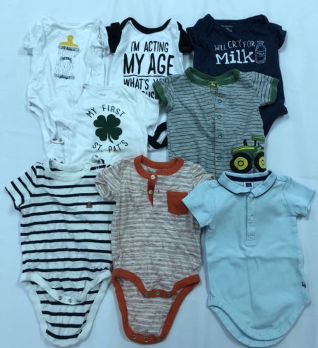 LOT OF INFANT/BABY BOY CLOTHES - JANIE & JACK/GAP/OLD NAVY
