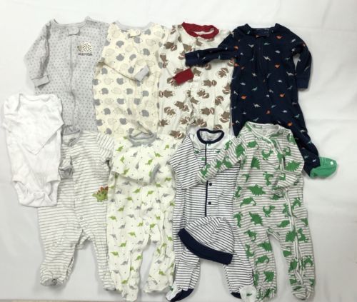 LOT OF INFANT/BABY BOY CLOTHES - GERBER/CARTERS/NORDSTROM/LITTLE ME/GAP