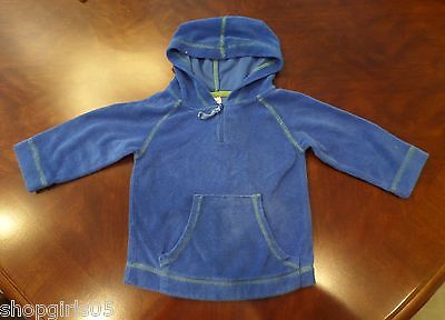 BABY CARTERS  BOYS BLUE ZIP UP HOODIE JACKET SIZE 18 MONTHS