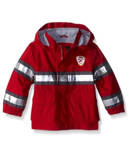 NEW! London Fog Baby/Toddler Fall Fireman Jacket Rain Slicker Coat 12 month