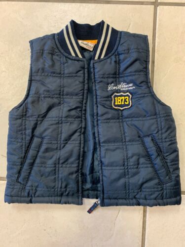 Vintage Toddler Size 2T Zip Up Puffy Vest Jacket -Pre Owned