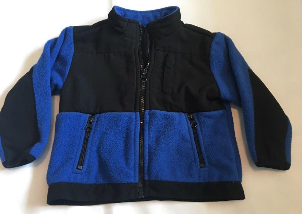 Baby/Toddler Boy Zip Up Jacket Size 18 Months Royal Blue & Black-Great Condition