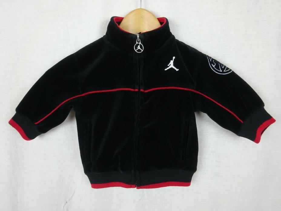 Michael Jordan / Jumpman Black Velour Track Jacket ~ Infant 12 Month