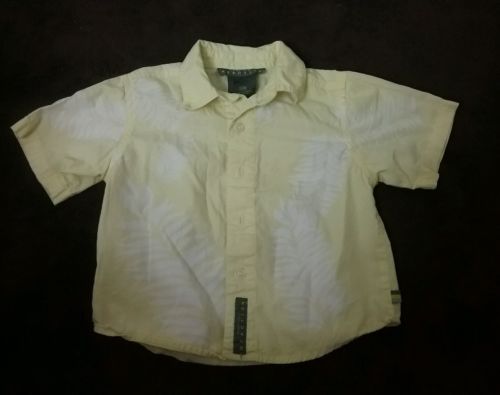 BABY BOY KENETH COLE REACTION SHIRT,YELLOW,SIZE 12 MONTH