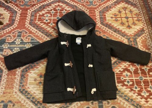 Boys 4T Old Navy Toggle Jacket Dark Grey