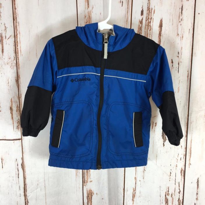 Columbia Toddler Boys Blue 2T Sportswear Winter Jacket Hood Fleece Lined