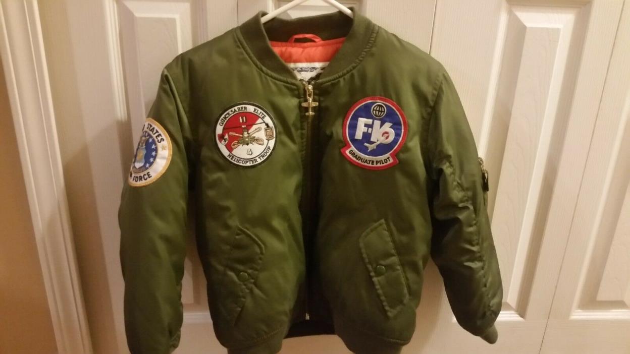 Up and Away USAF MA-1 Junior Flight Jacket F-16