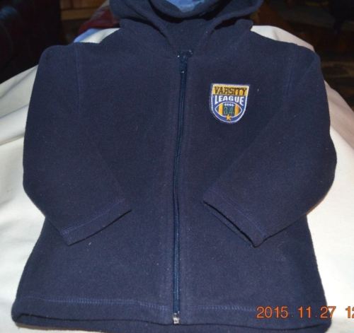 Infant Boy Size 18 Month Jacket Hooded Fleece Blue Polyester