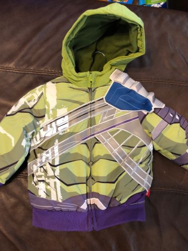 Authentic Disney Store Boys Hulk Coat With Detaching Armor Size 2T Toddler NWT