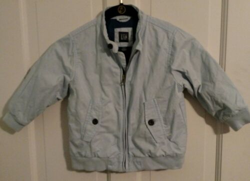 Sz 2 years BABY GAP baby blue 100% cotton JACKET