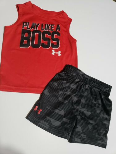 UA Under Armour Toddler Boys 18months Matching Active Spring Outfit