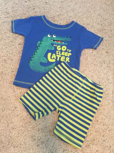 Boys Size 3T Summer Pajamas Alligator