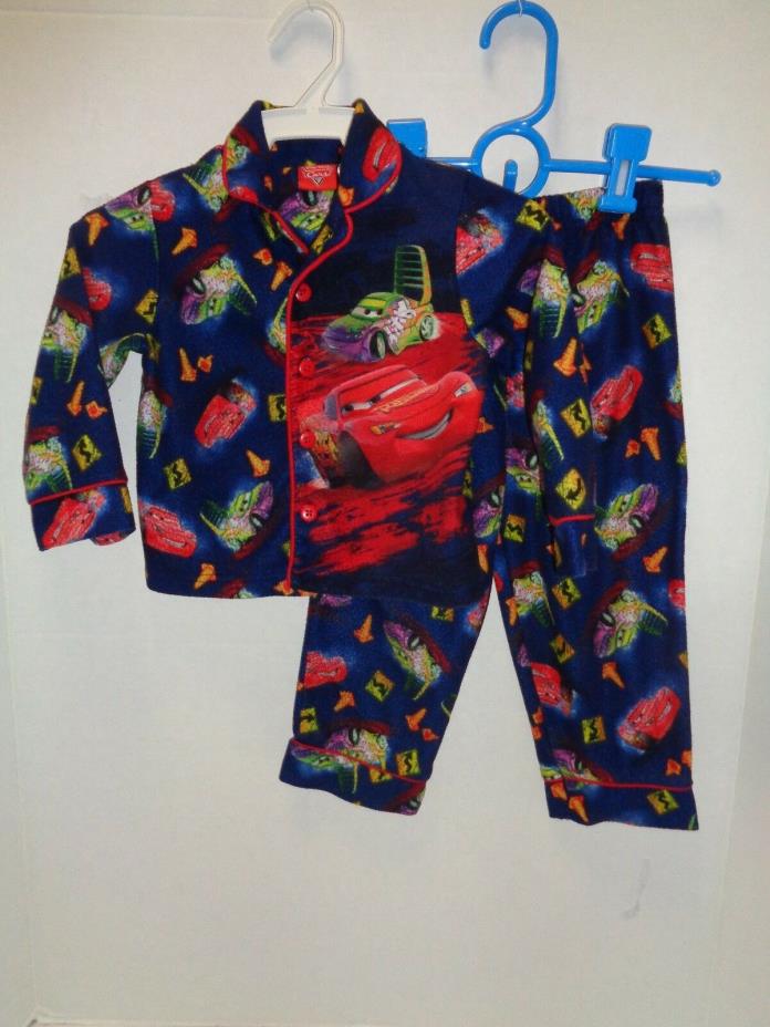 Disney Cars  Boys  Navy / Red  2 Pc PJ Set Size 3 T - Sleepwear
