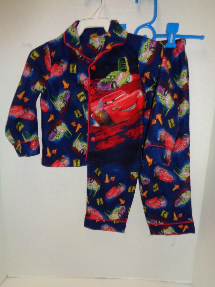 Disney Cars  Boys  Navy / Red  2 Pc PJ Set Size 4 T - Sleepwear