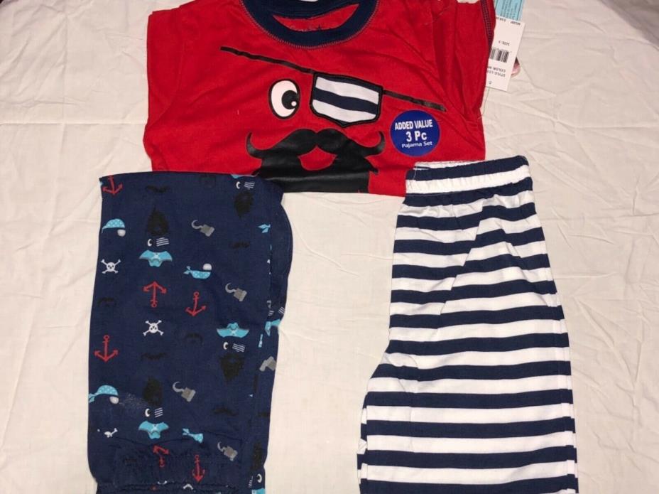 Baby Buns 3pc Pajama set Prescool Boy Size 4