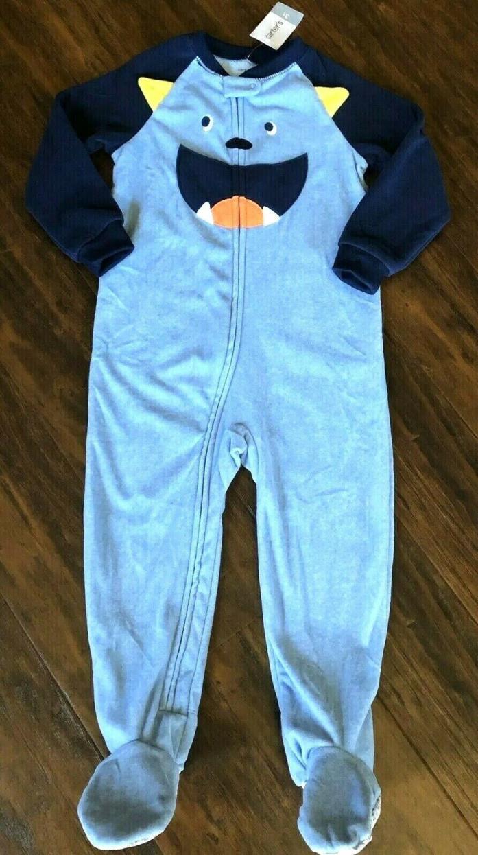 CARTER’S Footed Monster Pajama’s Boys Size 3t