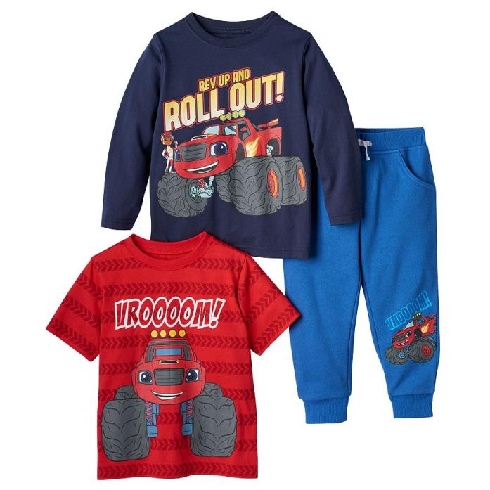 NWT~NICKELODEON BLAZE & THE MONSTER MACHINES~ 3PC OUTWEAR SET 12 MONTHS ($46)