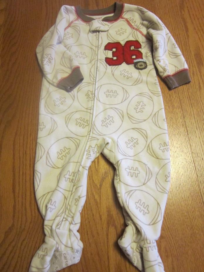 Fleece Football Sleeper Size 12 Months