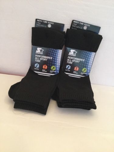 Starter Crew Socks 4 pair package Toddler Boy's Small Shoe size 6 - 9 1/2 New