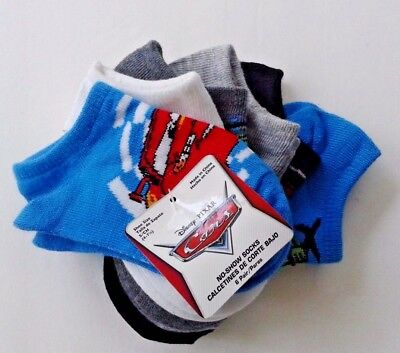 Disney's Pixar Cars 6 pair socks size 4-7 1/2 nwt