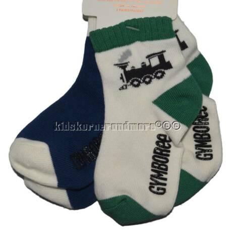 Gymboree All Spruced Up 12-24 mo Socks Set Train Fox Blue Green Shoe Size 5 6