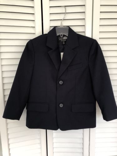 NWT The Children's Place Navy Blue Blazer Suit Jacket Sport Coat Boys 4 4T