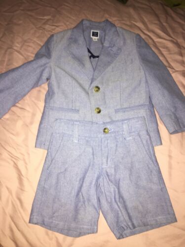 Boys Janie Jack Blue Easter Suit Dress Shirt Size 3T