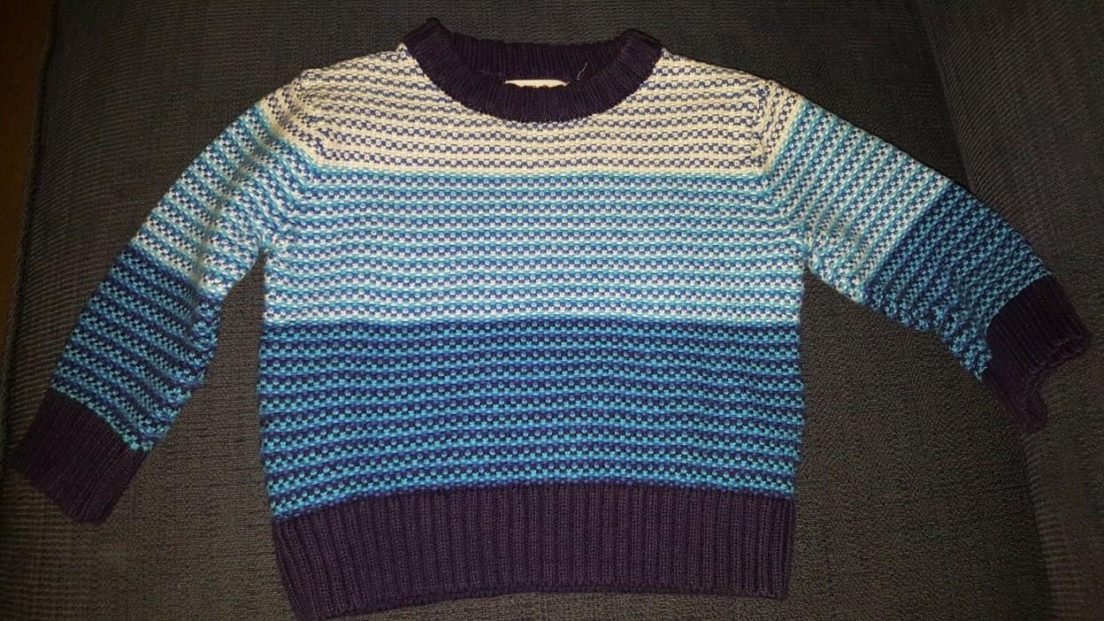 Cat & Jack 12 months baby boy blue pullover sweater - 100% cotton