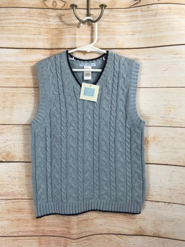 Janie And Jack Boys cable knit Sweater Vest NWT Size 6