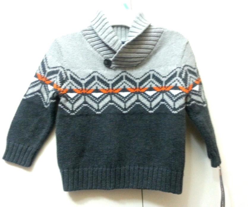 Brand New Baby Boys CHEROKEE 100% Cotton Sweater, Sz. 12 Months - NWT Winter