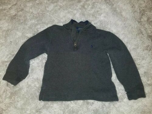 Polo ralph lauren 3/4 Zip Up Gray Size 4T Sweater Boys
