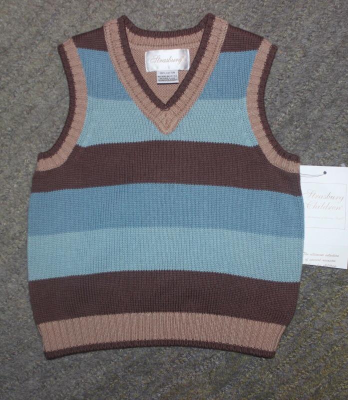 Strasburg Toddler Boys Sweater Vest - Sze 2Y - 3Y - NWT