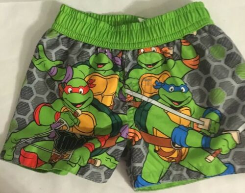 Teenage Mutant Ninja Turtles Boys Swim Shorts Red Blue Size 3-6 months