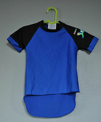 Radicool Rash Guard SPF UPF Swimwear Baby Boy Toddler Blue Hi Low Surf Top sz 2