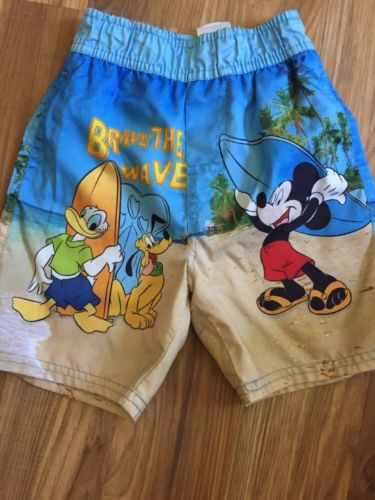 Disney 2T Boys Swim Trunks Shorts