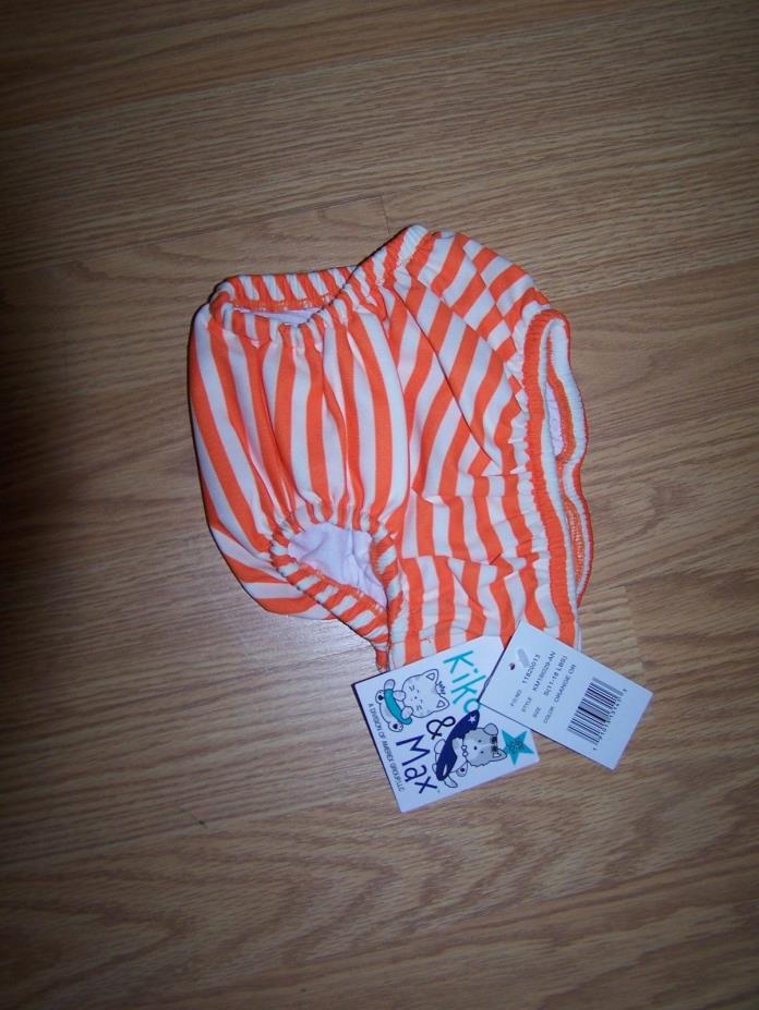 Kiko & Max Baby Boys' Absorbent Reusable Swim Diaper, Monkey (Orange), S	$8.70