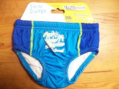 NWT Boys SwimSchool Swim Diaper - Reusable - Size Small 6 Months 13-18 lbs.