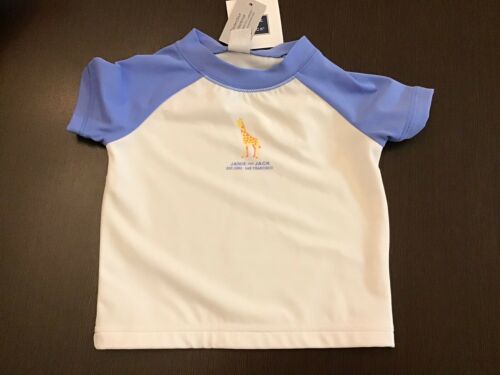 Janie And Jack 0-3 Months Boy Blue Swim Shirt New NWT