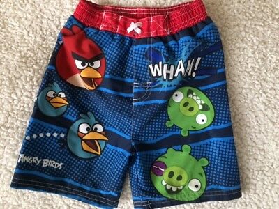 Boys Angry Birds swim bottoms  - size 3T