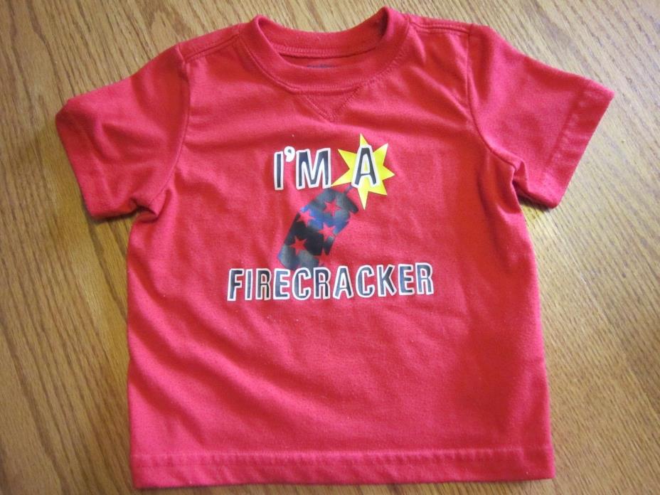 OshKosh Firecracker Shirt Size 18 Month